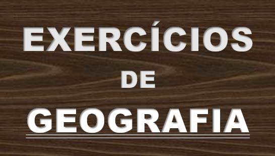 Confira nossa seção de Exercícios de Geografia!